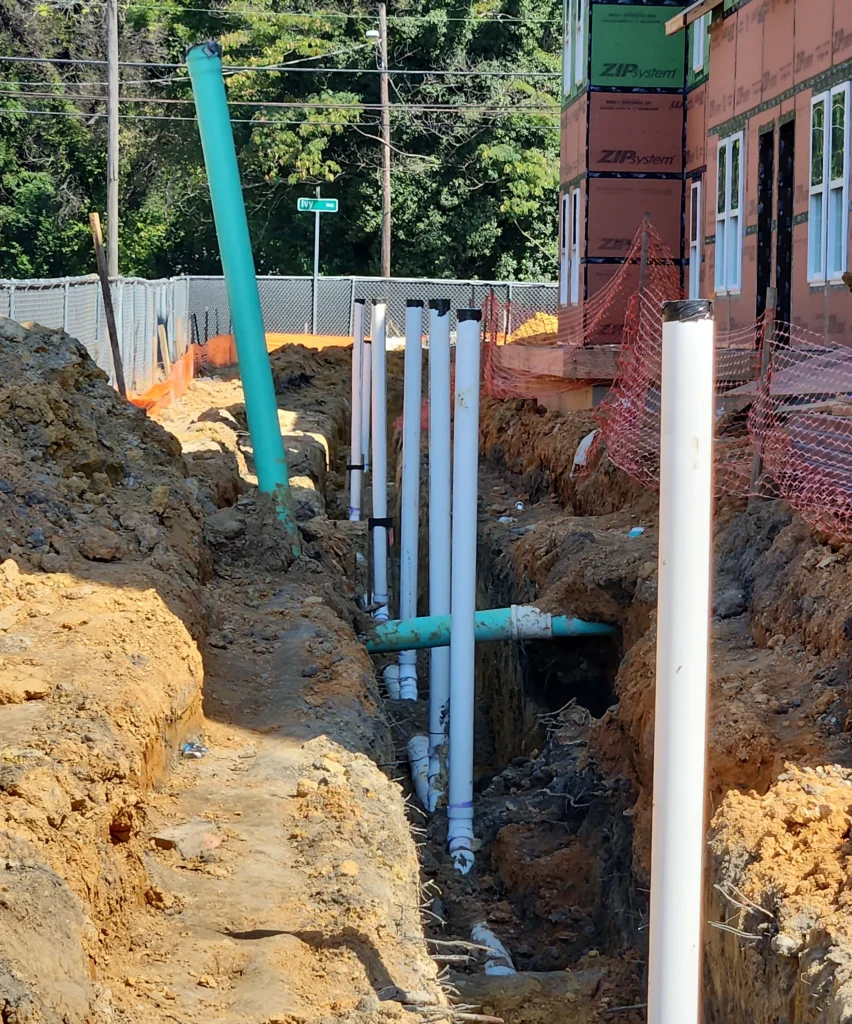 Marshall Ridley in Newport News - Roof Drain System